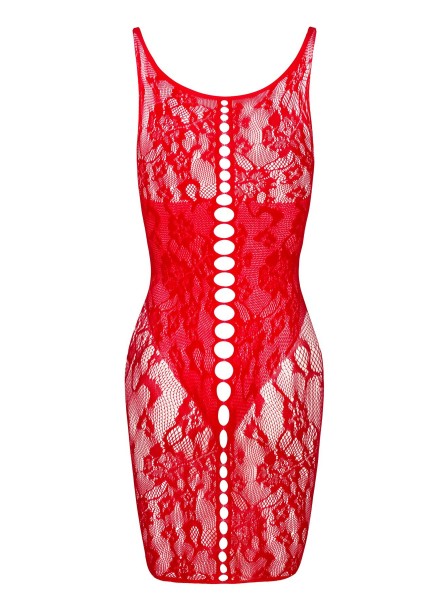 Donna, provocante abito rosso in rete stretch BeautyNight in vendita su Tangamania Online
