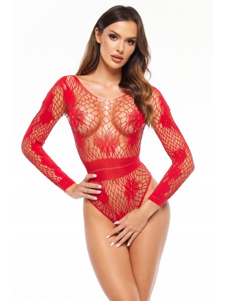 Regina, body aperto a rete in rosso BeautyNight in vendita su Tangamania Online