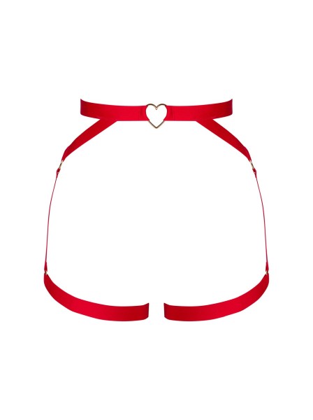 Giarrettiera harness in rosso Elianes Obsessive Lingerie in vendita su Tangamania Online