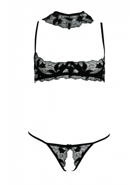 Sexy lingerie aperta in coordinato modello Hope Anais in vendita su Tangamania Online