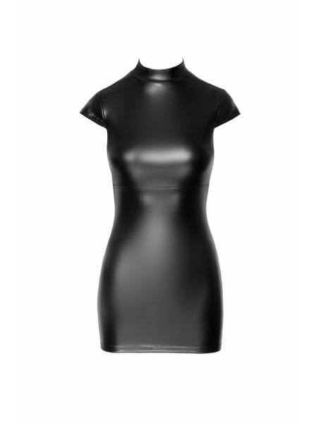 Fantasy, abito nero effetto bagnato con schiena nuda Noir Handmade in vendita su Tangamania Online
