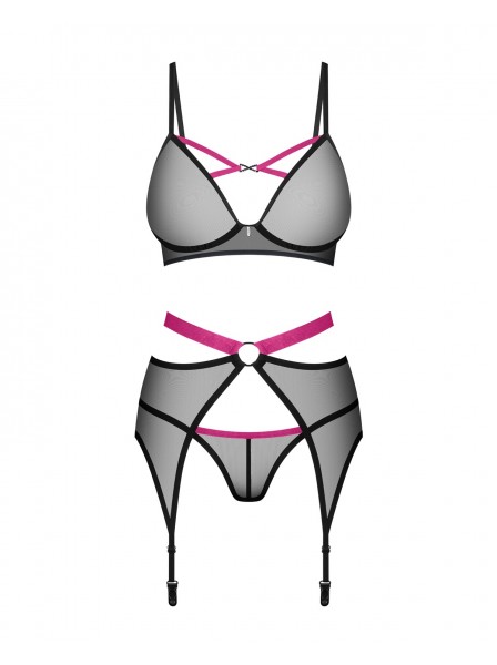 Set lingerie con reggicalze Novenes Obsessive Lingerie in vendita su Tangamania Online
