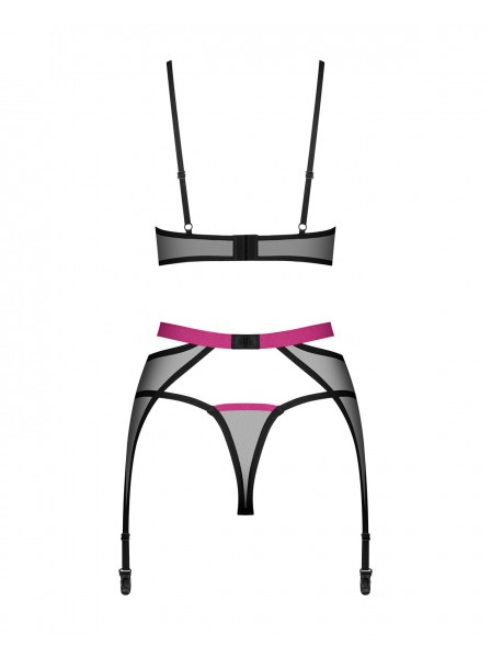 Set lingerie con reggicalze Novenes Obsessive Lingerie in vendita su Tangamania Online