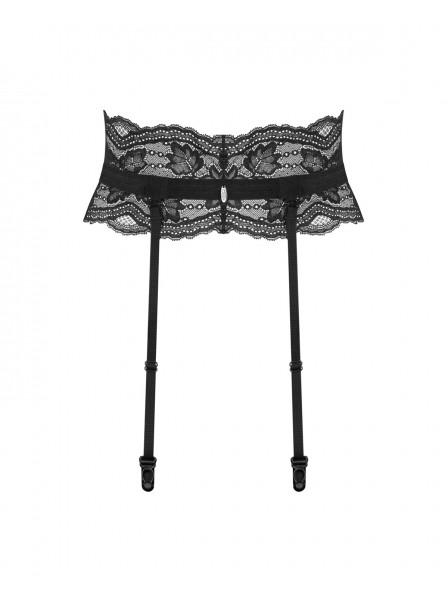 Reggicalze a vita alta in pizzo floreale Nutris Obsessive Lingerie in vendita su Tangamania Online