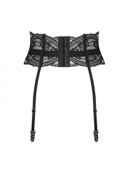 Reggicalze a vita alta in pizzo floreale Nutris Obsessive Lingerie in vendita su Tangamania Online