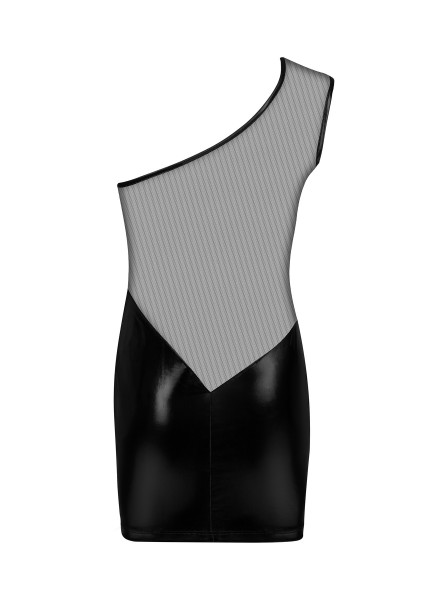 Loreen mini dress monospalla in tulle e wetlook BeautyNight in vendita su Tangamania Online