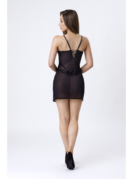 Sottoveste in tulle e pizzo nero Zoe Livia Corsetti in vendita su Tangamania Online