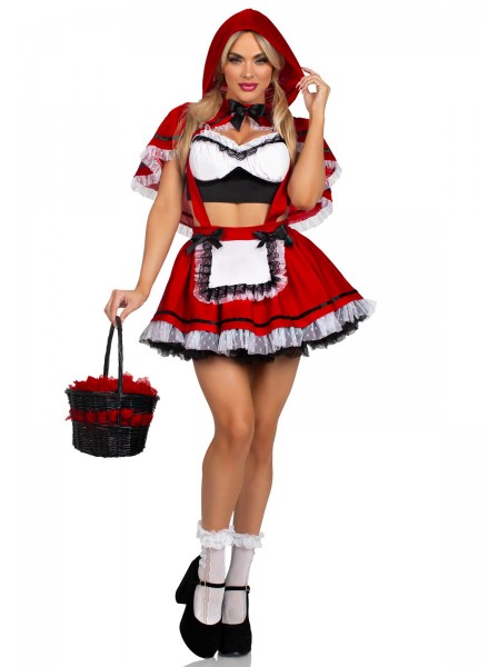 Travestimento fiabesco da Cappuccetto Rosso Leg Avenue in vendita su Tangamania Online