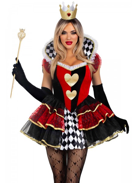 Travestimento Halloween da Regina con corona Leg Avenue in vendita su Tangamania Online