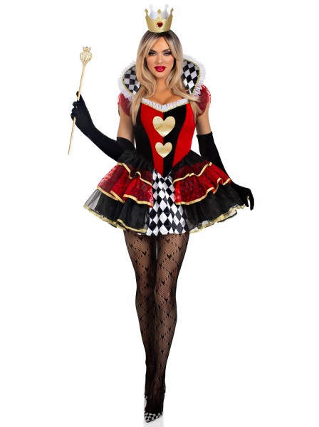 Travestimento Halloween da Regina con corona Leg Avenue in vendita su Tangamania Online