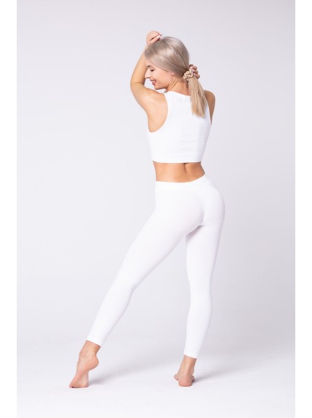 Leggings aderenti in microfibra 3D Nero e Bianco Annes in vendita su Tangamania Online