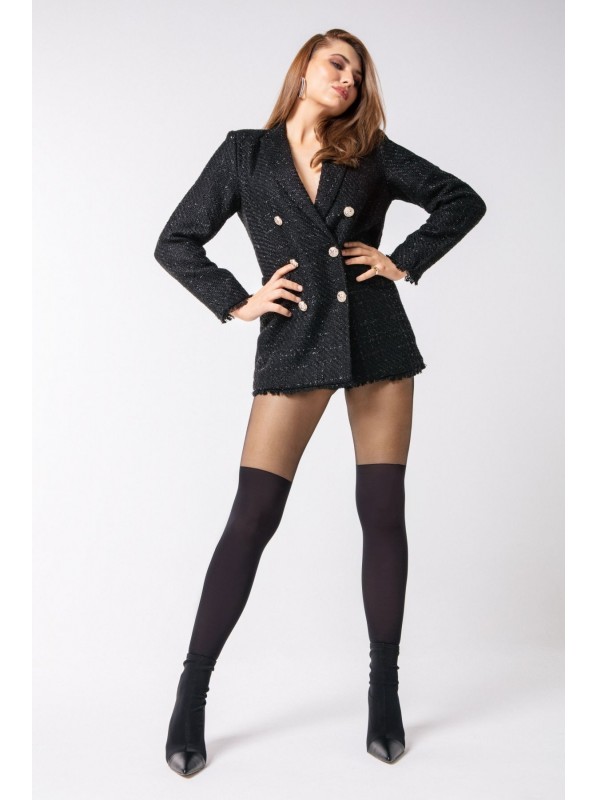 Collant con design effetto parigina Luana Annes in vendita su Tangamania Online
