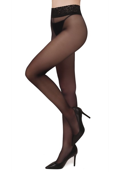 Collant 30 den con cinturino in pizzo Sensual Annes in vendita su Tangamania Online