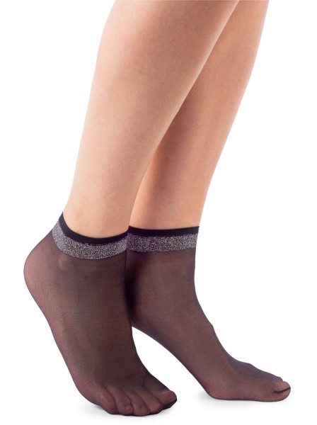 Calzini in Lycra con riga decorativa in lurex Annes in vendita su Tangamania Online