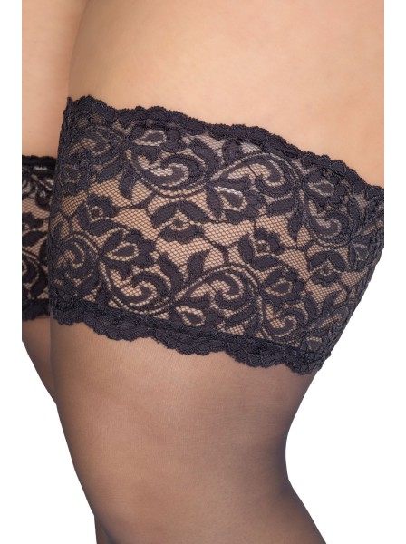 Autoreggenti Cecile 20 den con balza alta 2 colori Annes in vendita su Tangamania Online