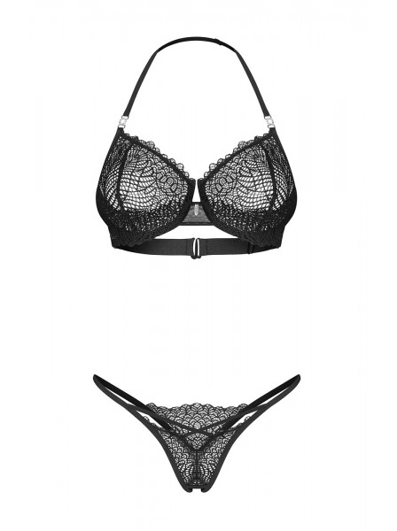 Iliosa completino in pizzo con perizoma aperto Obsessive Obsessive Lingerie in vendita su Tangamania Online
