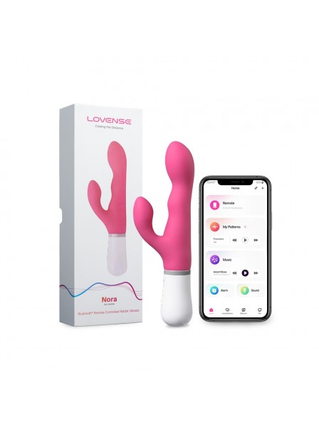 Lovense Nora – Vibratore Rabbit con Controllo da App Lovense in vendita su Tangamania Online