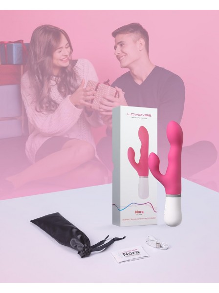 Lovense Nora – Vibratore Rabbit con Controllo da App Lovense in vendita su Tangamania Online