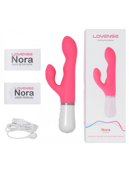 Lovense Nora – Vibratore Rabbit con Controllo da App Lovense in vendita su Tangamania Online