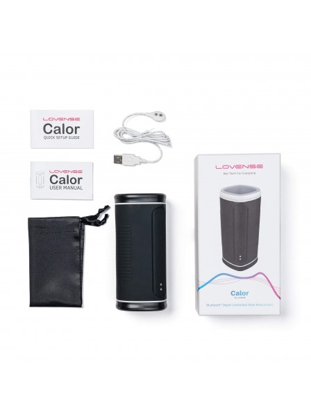 Lovense Calor – Vibratore Maschile Riscaldante con Controllo da App Lovense in vendita su Tangamania Online