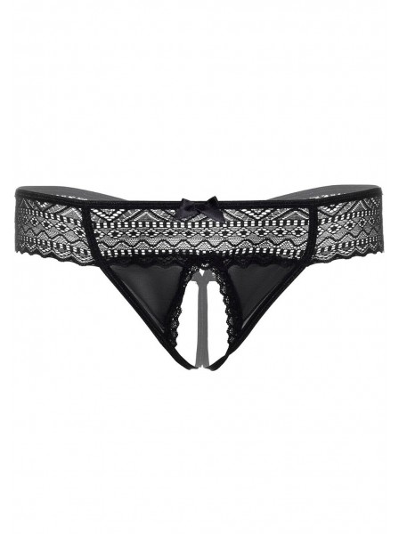 Roxanne – Slip Crotchless in Pizzo e Tulle Trasparente Daring Intimates in vendita su Tangamania Online