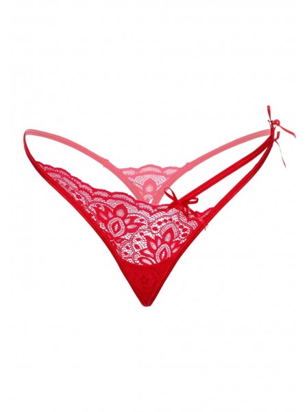 Gina Spicy V-String – Perizoma in Pizzo con Fiocchi Laterali Daring Intimates in vendita su Tangamania Online