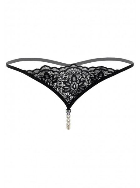 Perizoma Sexy con Perle – Pizzo Nero e Dettagli Raffinati Daring Intimates in vendita su Tangamania Online