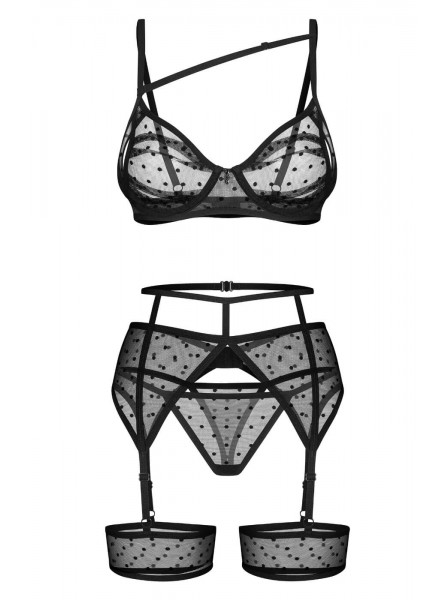 Set intimo con giarrettiere Nuites Obsessive Lingerie in vendita su Tangamania Online
