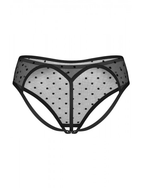 Mutandine Nuites in tulle con apertura intima Obsessive Lingerie in vendita su Tangamania Online