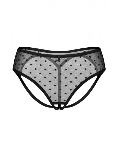 Mutandine Nuites in tulle con apertura intima Obsessive Lingerie in vendita su Tangamania Online