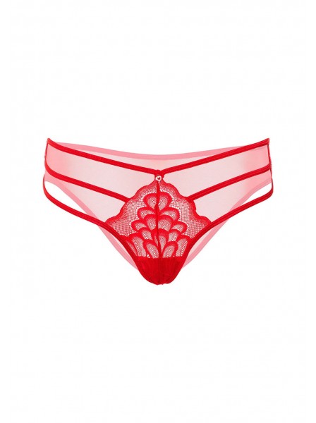 Tanga in pizzo con stringhe – disponibile nero o rosso Daring Intimates in vendita su Tangamania Online