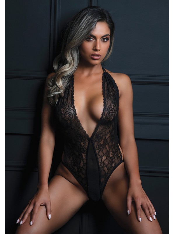 Teddy in pizzo con profonda scollatura V Daring Intimates in vendita su Tangamania Online