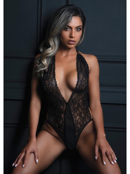 Teddy in pizzo con profonda scollatura V Daring Intimates in vendita su Tangamania Online