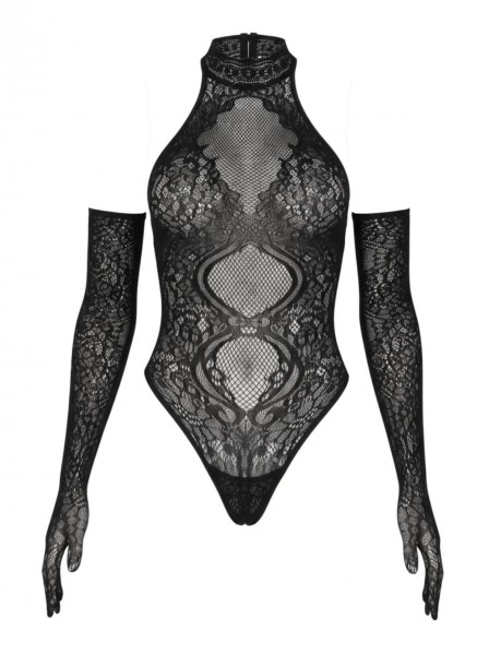 Body halter in pizzo con guanti lunghi – Leg Avenue Leg Avenue in vendita su Tangamania Online
