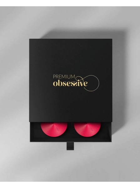 Copricapezzoli in pelle naturale rossa – Sublimie Obsessive Lingerie in vendita su Tangamania Online