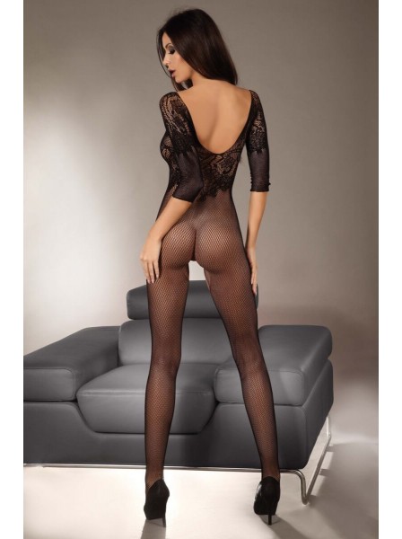 Bodystocking Josslyn in rete con maniche 3/4 – Livco Livia Corsetti in vendita su Tangamania Online