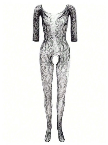 Bodystocking Abra a maniche lunghe con scollo bardot Livia Corsetti in vendita su Tangamania Online