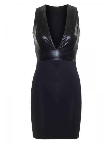 Mini abito con inserto wetlook modello Amy Leg Avenue in vendita su Tangamania Online