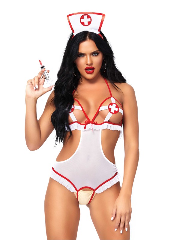 Body carioca costume da infermiera Leg Avenue in vendita su Tangamania Online