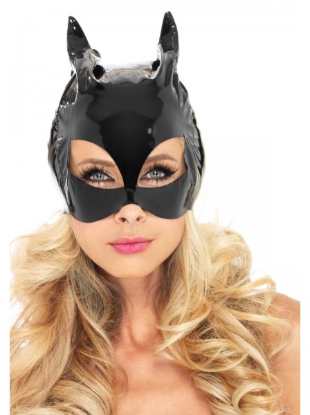 Maschera da Catwoman in vinile Leg Avenue in vendita su Tangamania Online
