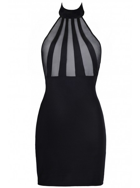 Sexy abitino nero con allacciatura dietro il collo e schiena nuda Axami Lingerie in vendita su Tangamania Online