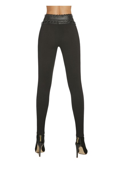 Simini leggings in maglia con cintura in eco pelle BasBleu in vendita su Tangamania Online