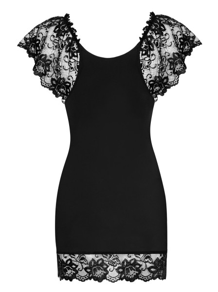 Idillia chemise black con perizoma Obsessive Lingerie in vendita su Tangamania Online